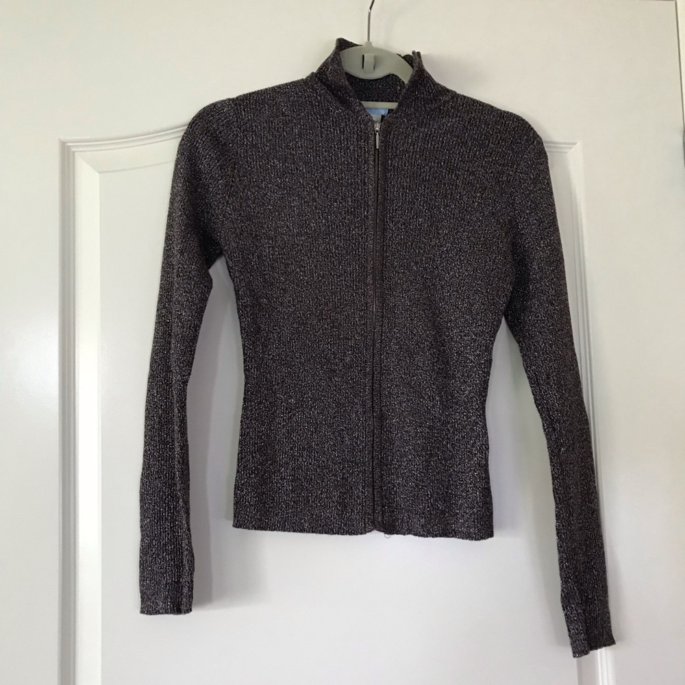 Urchin knits zip up sweater
